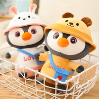 1pc 2535cm cute transform penguin plush toys soft stuffed dinosaur rabbit bear avocado dolls for children baby birthday gift