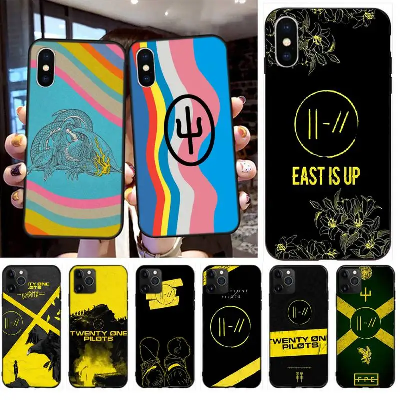 

Twenty One Pilots 21 Phone Case For Iphone 6 6s 7 8 Plus XR X XS XSmax 11 12 Pro Mini Max