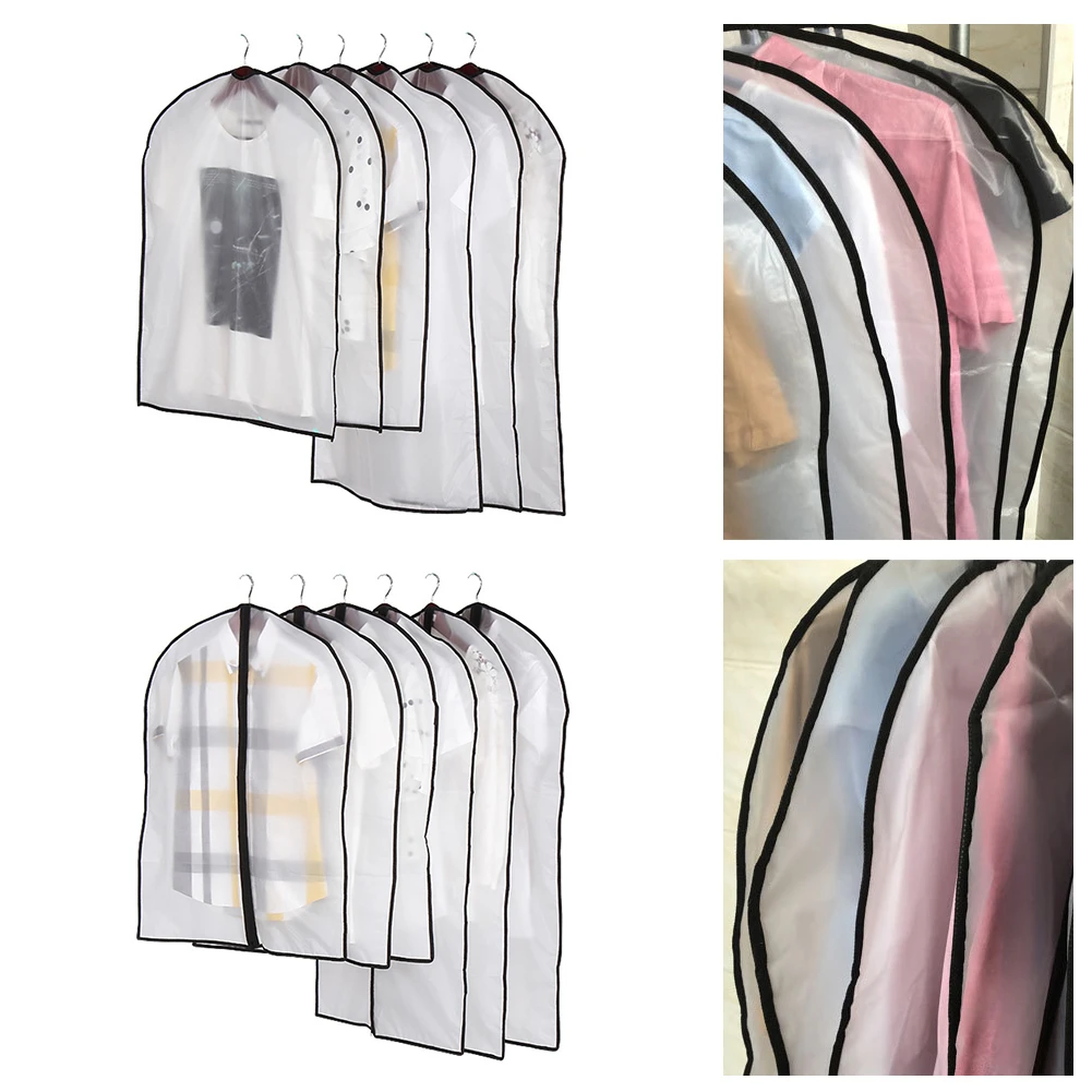 5 шт./компл. чехол для одежды прозрачная сумка костюма защита от моли дышащая