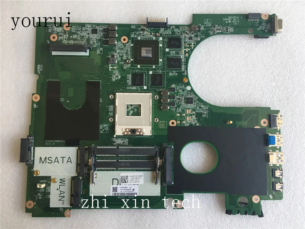 

yourui For Dell 17R N7110 Laptopmotherboard CN-0MPT5M 0MPT5M MPT5M DA0R09MB6H3 DDR3 Test work perfect