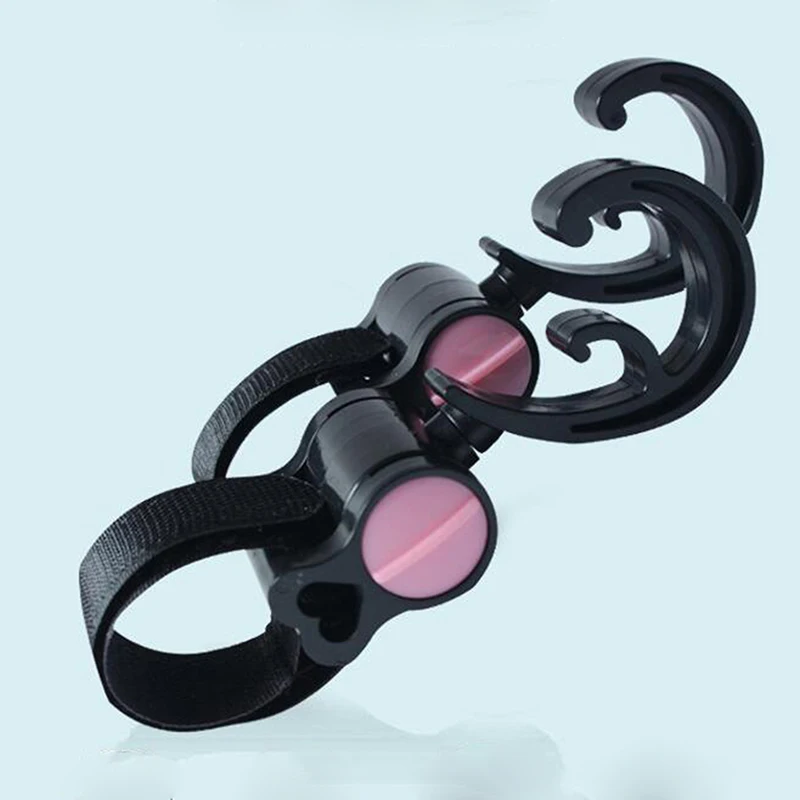 

2 PCS/Set Durable Infant Baby Hanger Baby Bag Stroller Hooks Pram Rotate 360 Degree Cart Hook Accessories Stroller Organizer