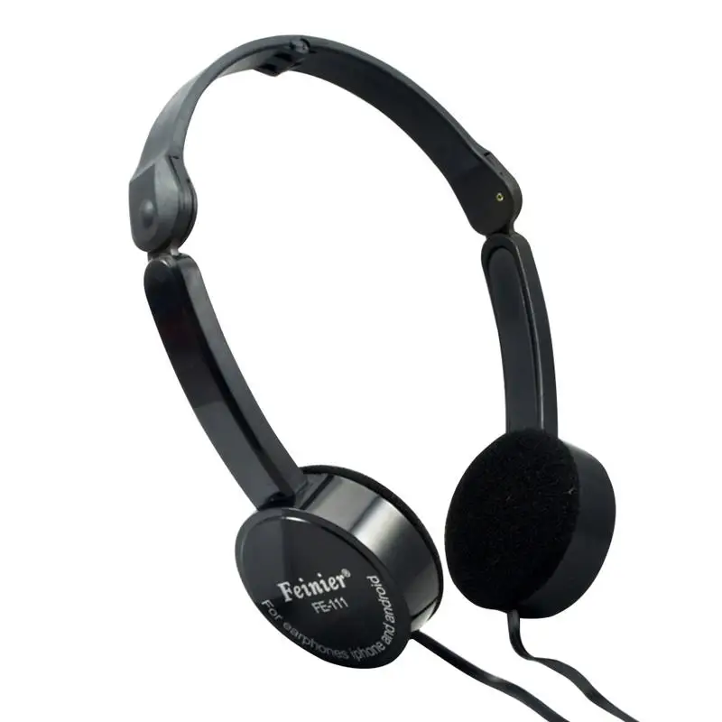 

Wired Over Ear Headphones with Microphone Foldable Headsets Portable Music Gaming Earphones
