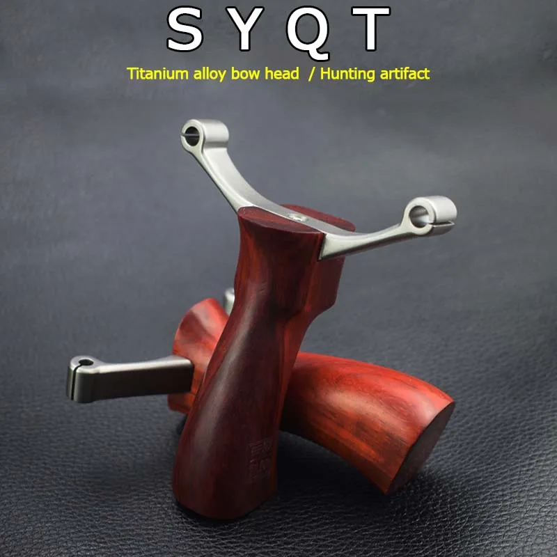 Профессиональная Рогатка с деревянной ручкой плоская резиновая лента для охоты