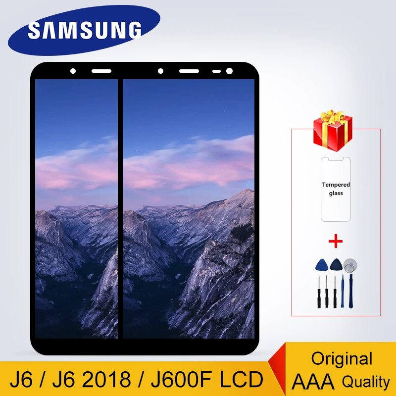 Для samsung Galaxy J6 J600 J600F ЖК-дисплей сенсорный экран Запасные части для samsung SM-J600F J6 дисплей
