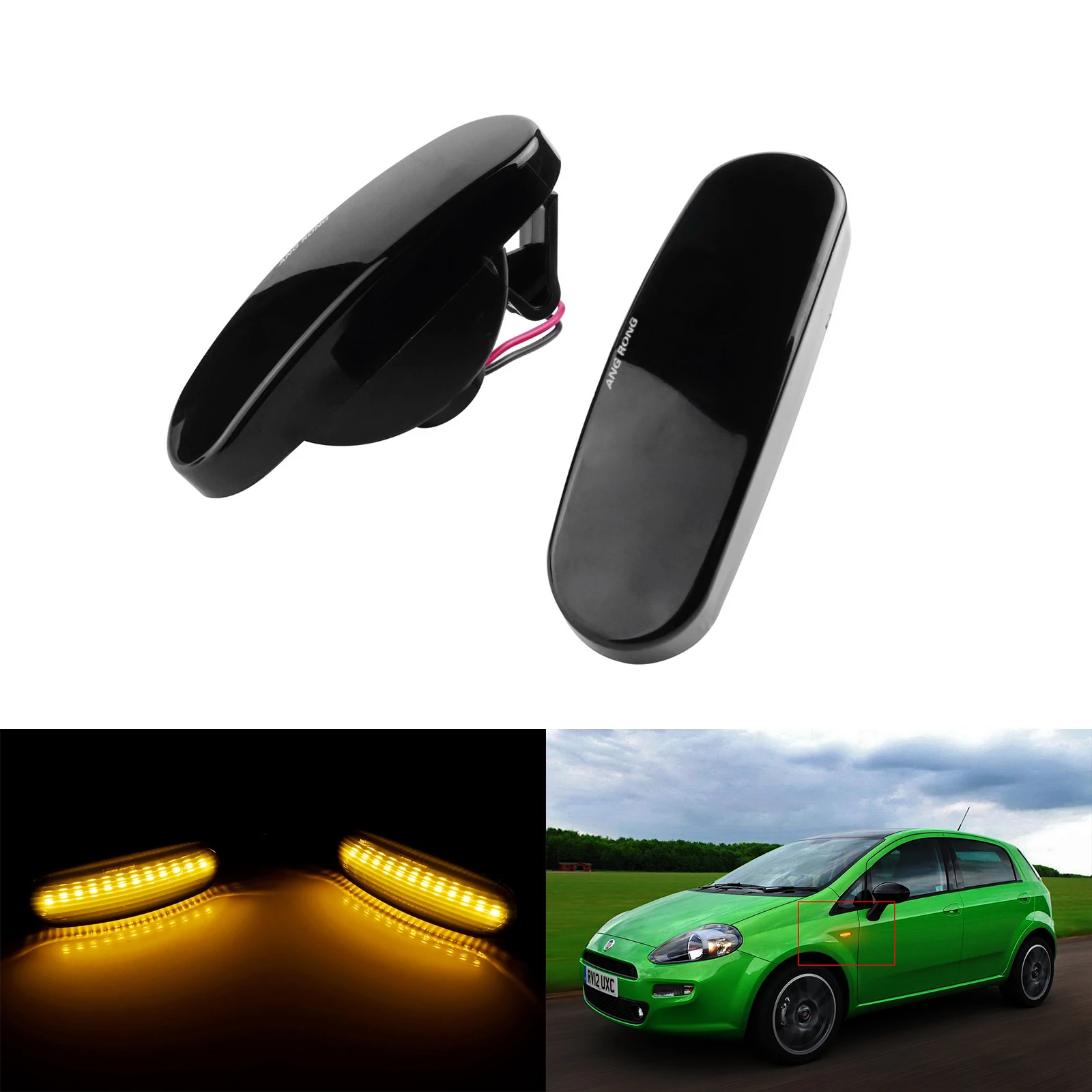 

Светодиодный Боковой индикатор для Citroen Nemo Peugeot Bipper Fiat Punto