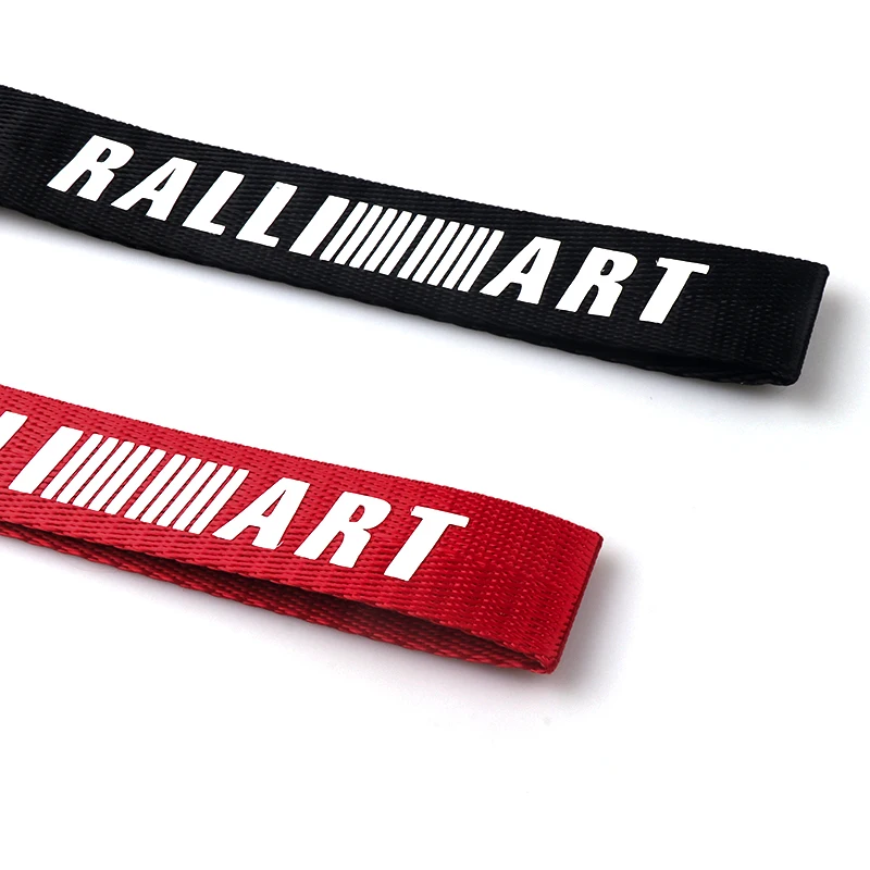 Автомобильный Стайлинг RALLIART эмблема цинковый сплав лента брелок для ключей