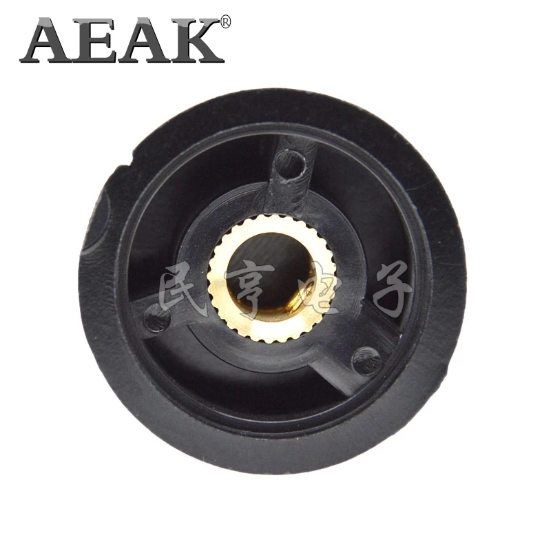 AEAK MF-A03 RV24YN20S 3590S ручка потенциометра внутренняя 6,4 мм поворотный переключатель бакелитовая ручка WH118 WX050 переключатель потенциометра RV24
