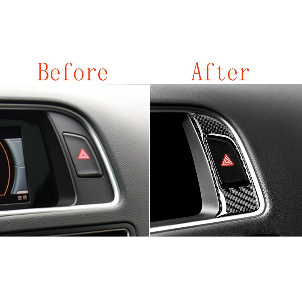 

Warning Light Switch Cover Sticker Trim Interior Decor Replacement for Q5 R8 2010-2018/SQ5 R8 2013-2017