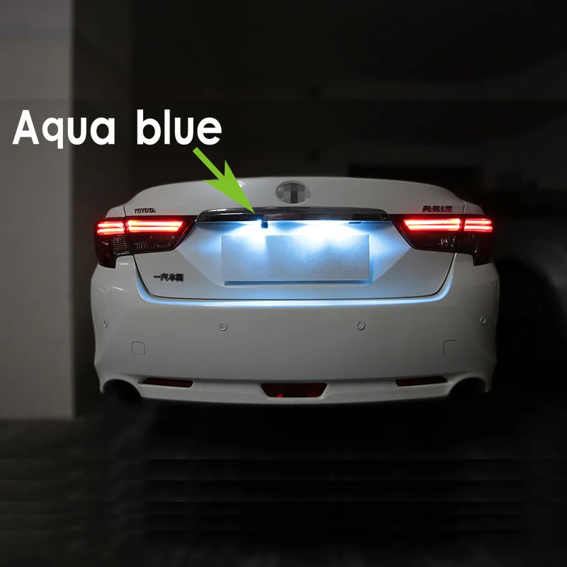 2 шт. светодиодный светильник для оформления номерного знака Лампа W5W T10 194 Для