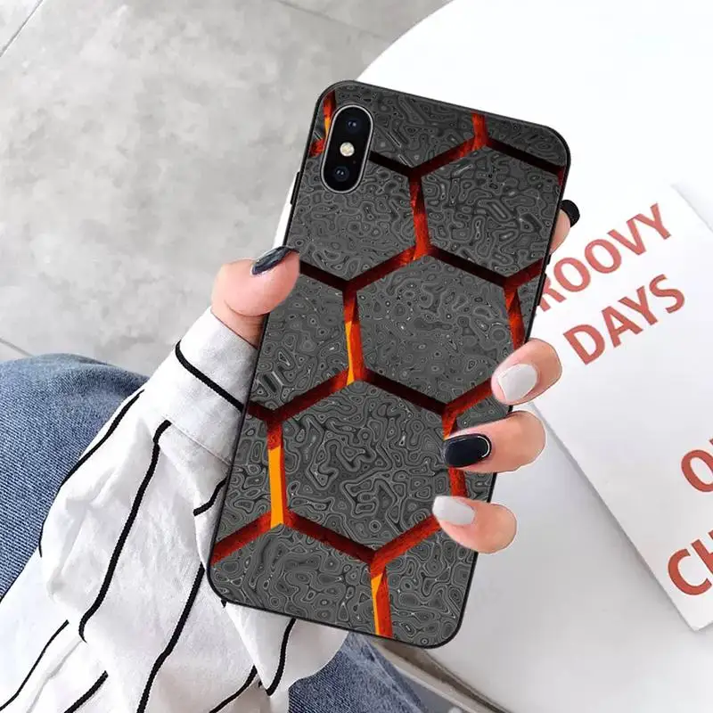 

Hexagonal lattice Phone Case for iPhone 11 12 pro XS MAX 8 7 6 6S Plus X 5S SE 2020 XR mini