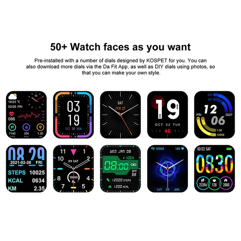 

KOSPET MAGIC 3 Smartwatch Men Women Bluetooth Ip68 Waterproof Full Touch Real Time Sports Bracelet For IOS And Android 2021