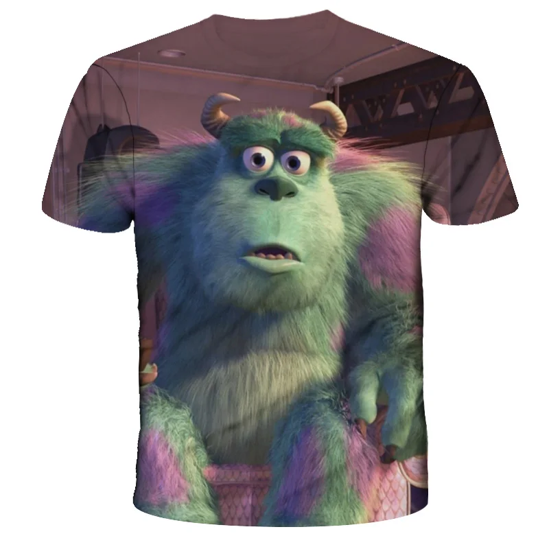 

2021 new hot selling fun 3D T-shirt hip-hop elf in American T-shirt kids summer top cartoon T-shirt new game