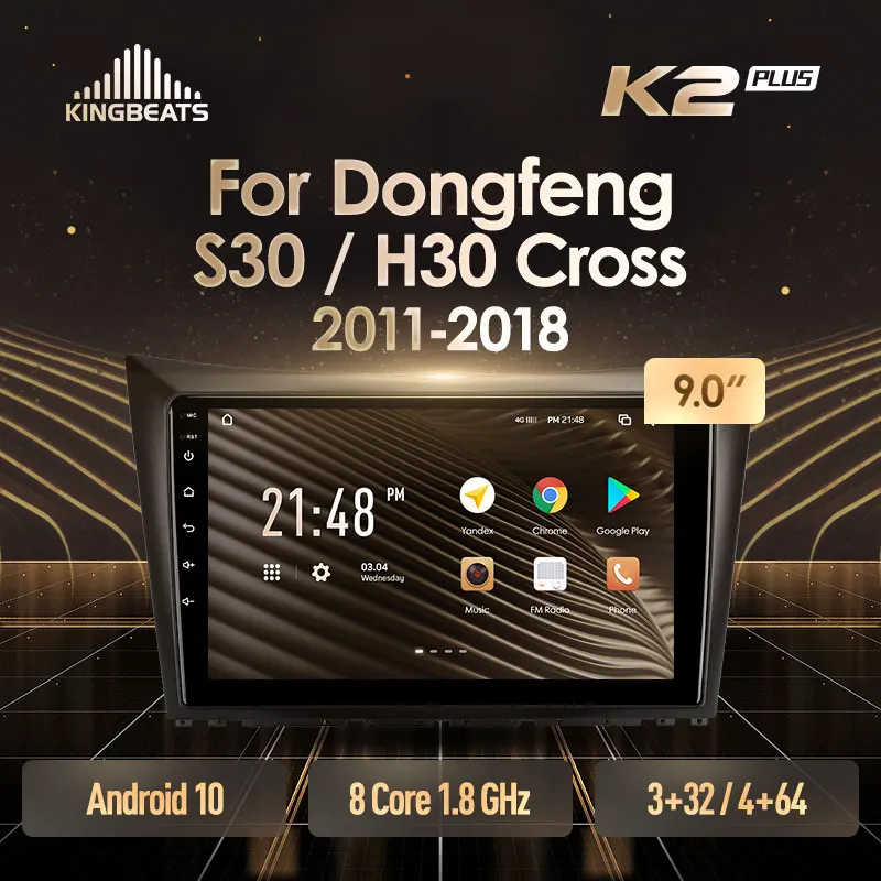 KingBeats штатное головное устройство For Dongfeng S30 H30 Cross 2011 2018 GPS автомагнитола на