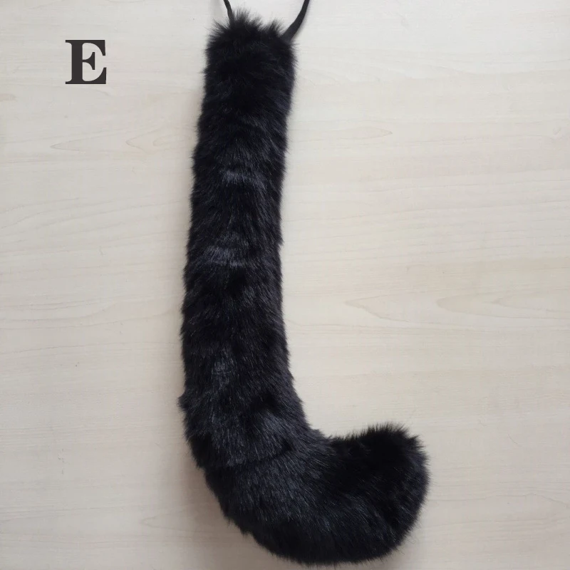 cosplay tail ears plush simulation fox cat wolf animal | Тематическая одежда и униформа