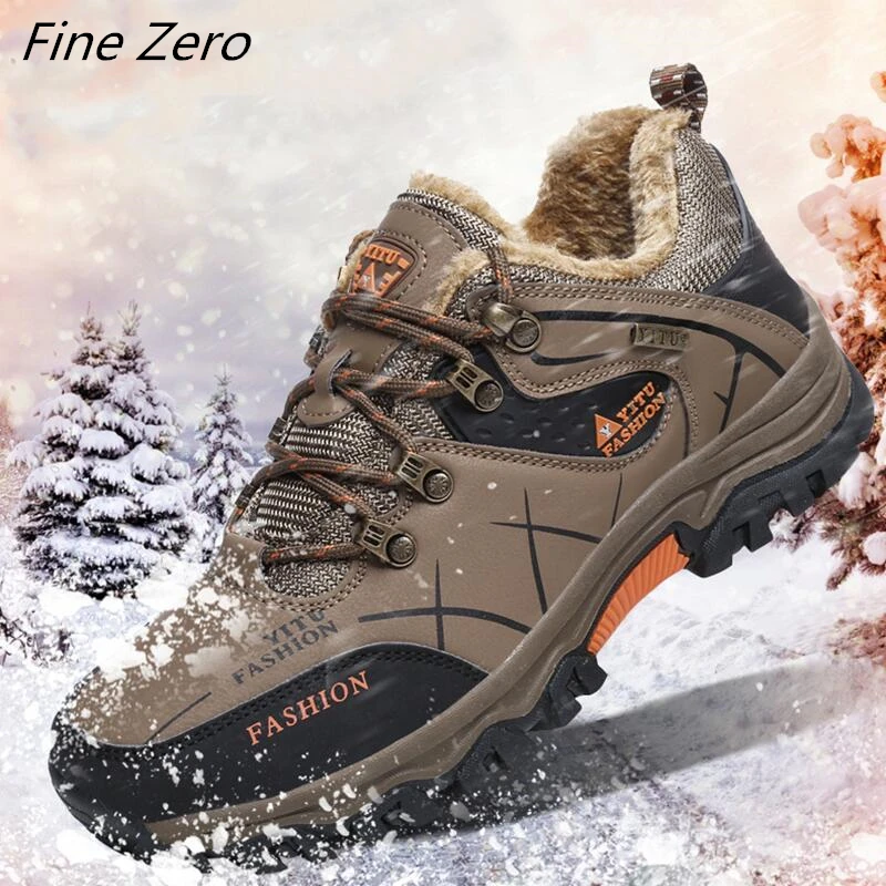 Брендовые мужские осенне-зимние теплые ботинки супер высококачественные