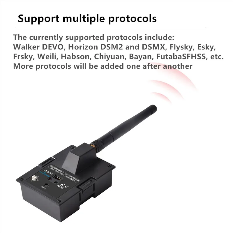 Jp4 в 1 2 4G CC2500 NRF24L01 A7105 4 многопротокольный TX модуль OpenTX для радиомастера TX16S Frsky JR RC FPV