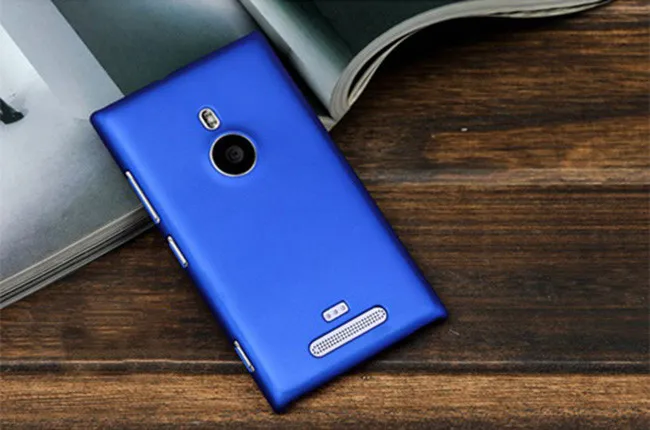 Высококачественный прорезиненный Жесткий Чехол для Nokia 925 Lumia 925