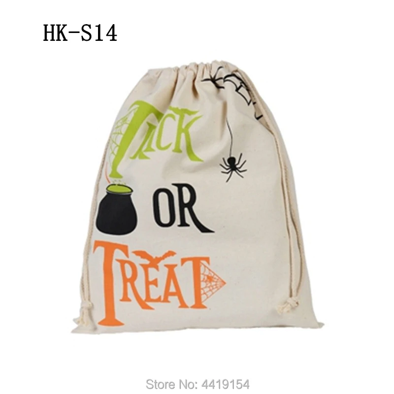 Promation 50 шт./лот сумка на шнурке 14 видов стилей Сумка На Хэллоуин монограмма пакет