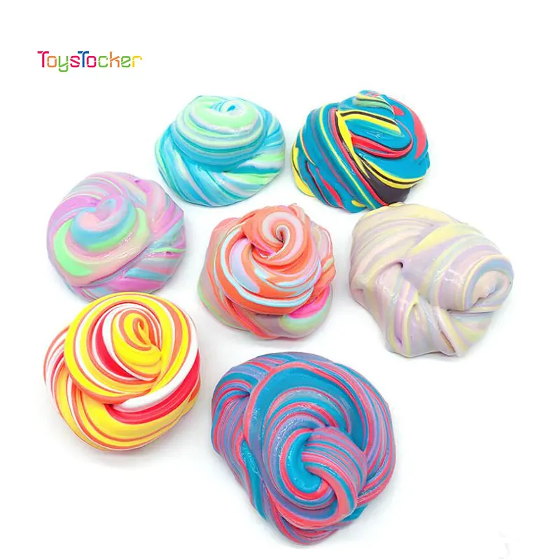 120 мл/4 вида цветов Горячая Распродажа хлопковых конфет модельная глина модная