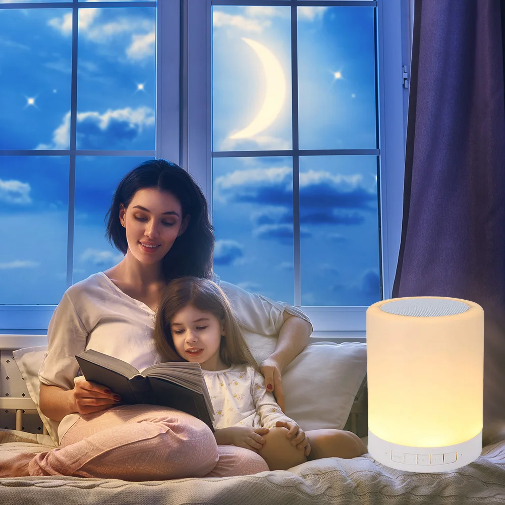 

Dimmer Intelligent Bedside Lamp Bluetooth LED Night Light Dimmable Touch Sensor Table Lamp for Kid Bedroom Decor