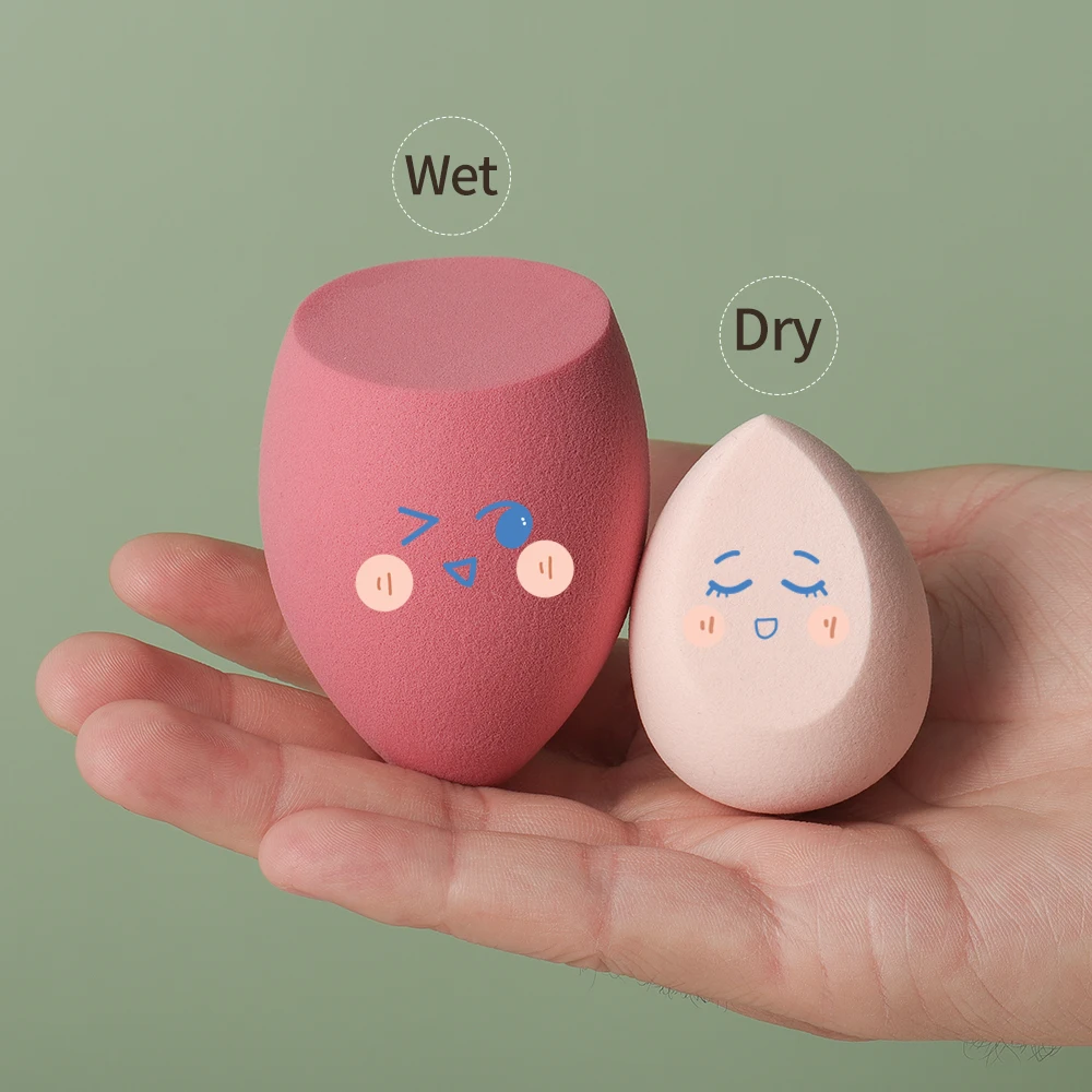 OVW 1 шт. косметическая губка для макияжа Розовая смесь воды спонж основы яйцо |