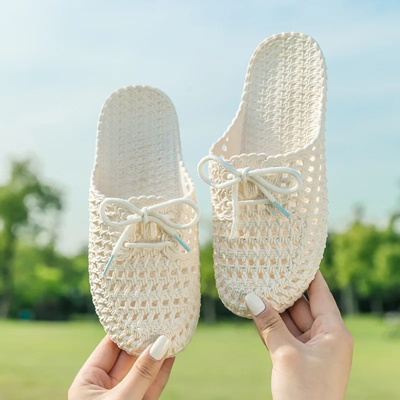 

2021 new fashion flat sandals nurse shoes half pack sandals summer women's slippers