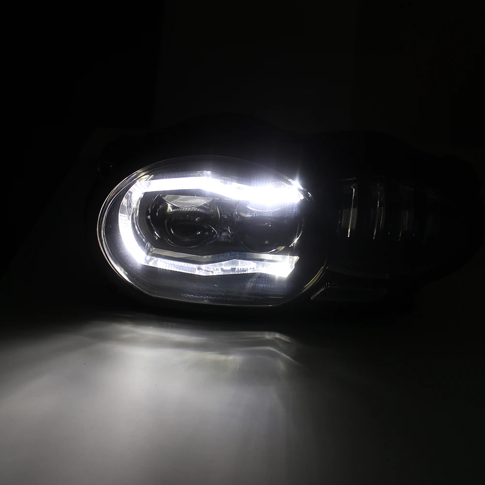 

Front motorbike LED Headlight and Spot HeadLamp Spotlight Waterproof for BMW R1200GS R 1200 GS adv r1200gs lc 2004-2012