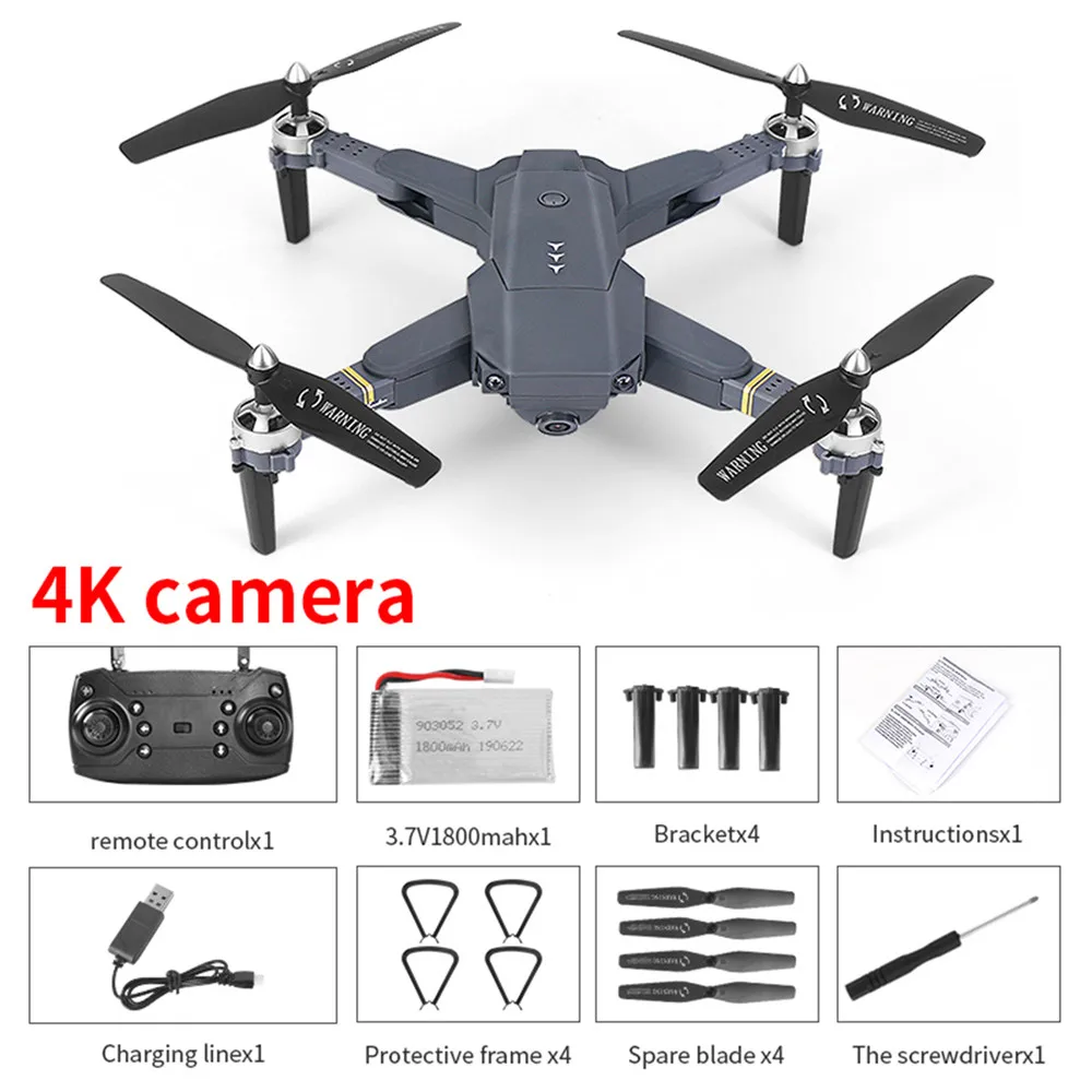 

720P 1080P 4K HD Camera Mini Drone WiFi Aerial Photography RC Helicopters Toy Foldable Quadcopter Aircraft 2.4Ghz RC Drone