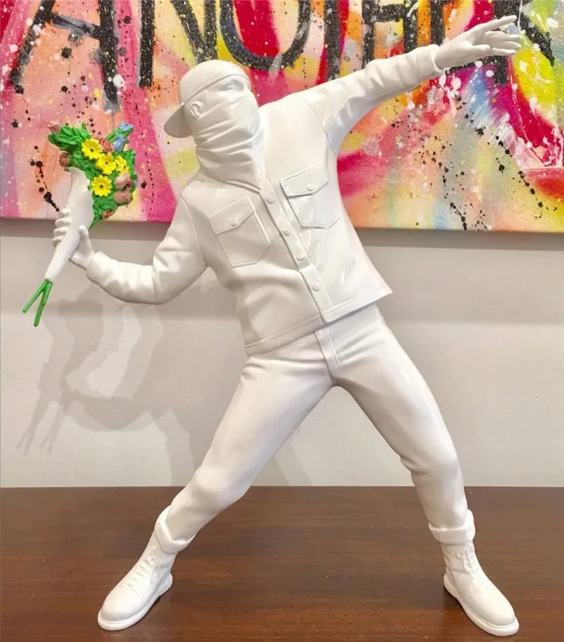 Настольное украшение Banksy скульптура для украшения дома аксессуары интерьера