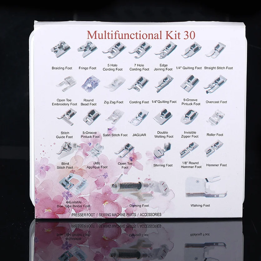 

32pcs Multifunction Presser Foot Spare Parts Accessories For Sewing Machine Brother Singer Sewing Tools & Accessory New 2019