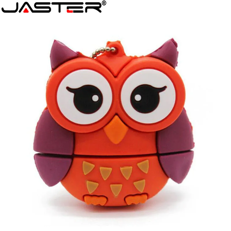 JASTER Горячая Мода мини животное сова пчела Пингвин лиса USB 2 0 Внешний накопитель 4