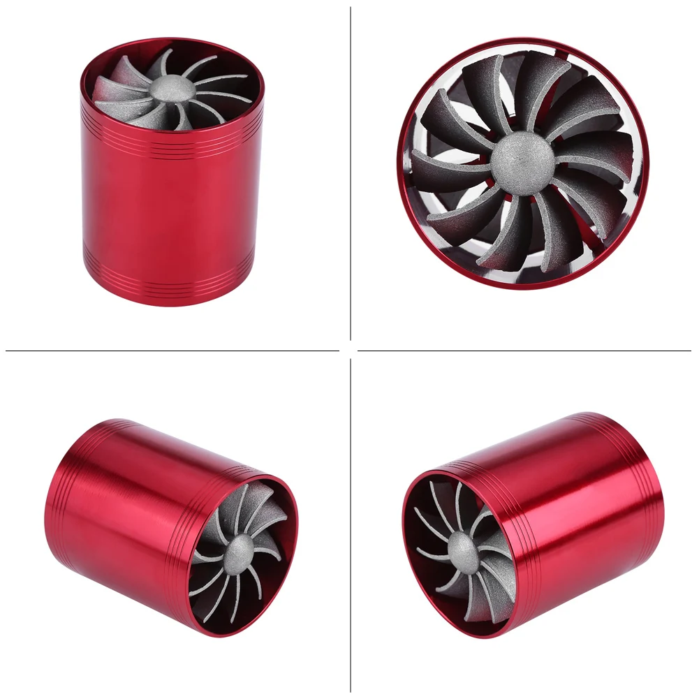 Сине красное алюминиевое автомобильное воздухозаборное устройство Turbonator с