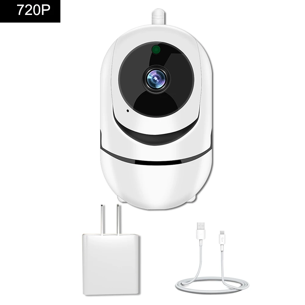 Wi-Fi Детский Монитор 2MP HD детский монитор сна няня ночного видения автоматическое отслеживание одного касания вызова двухсторонний аудио домофон детский телефон - Цвет: 720P