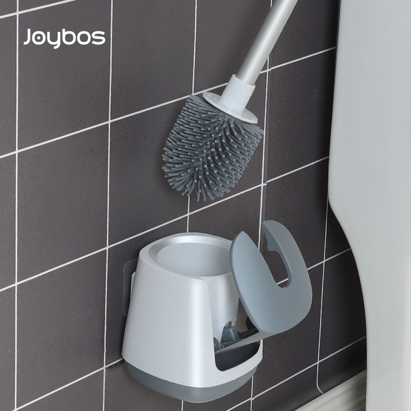 Joybos-cepillo de silicona para el ba&ntilde;o, accesorios de limpieza para el hogar, montado en la pared-0