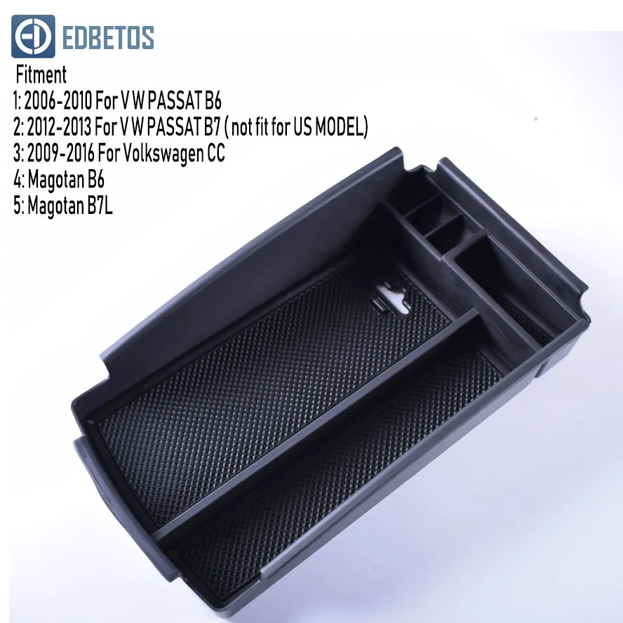 Подлокотник вторичный бардачок для V W VOLKSWAGEN C PASSAT B6 B7 2006- центральная консоль Органайзер лоток