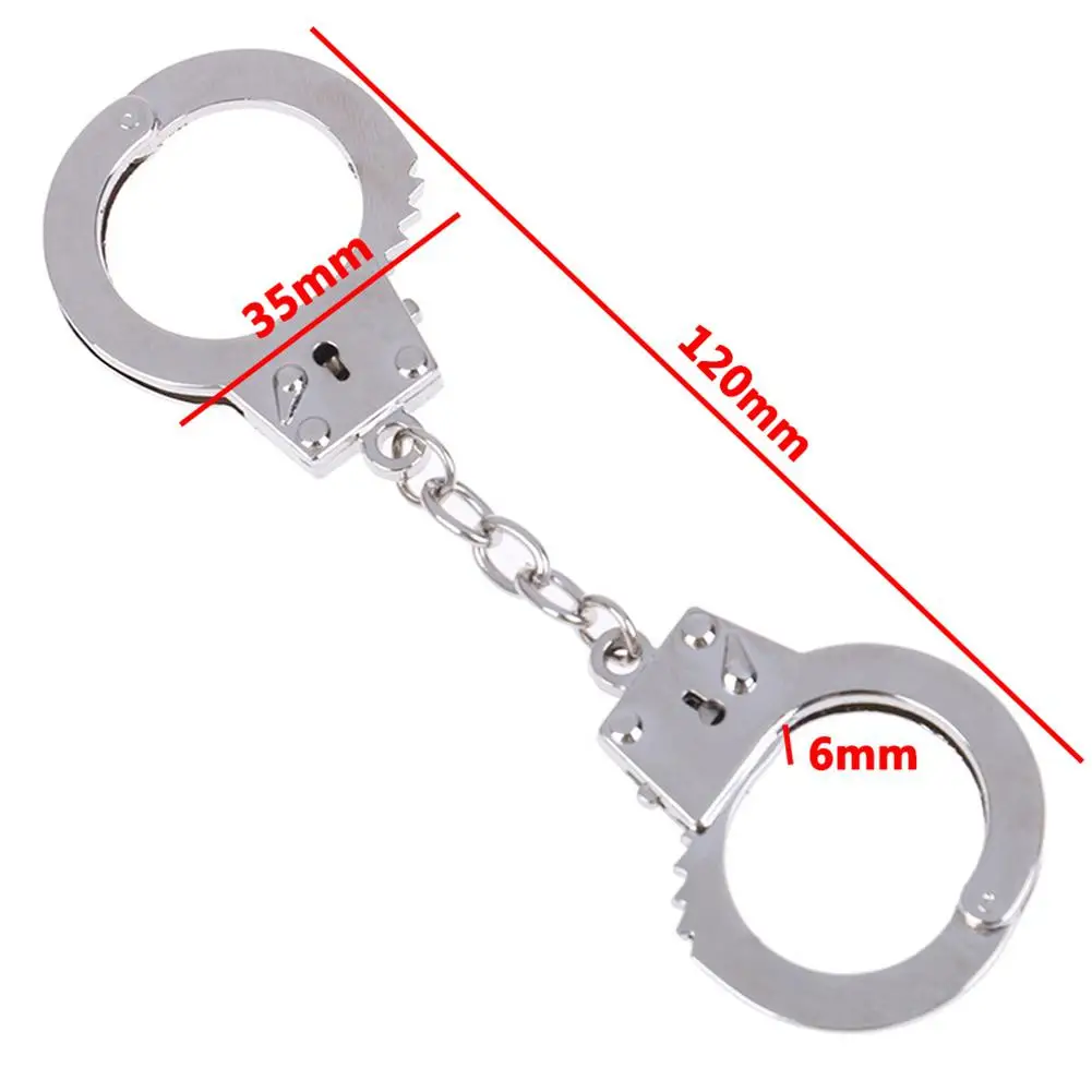 Имитация двойных наручников форма брелок металлический автомобиль Талия