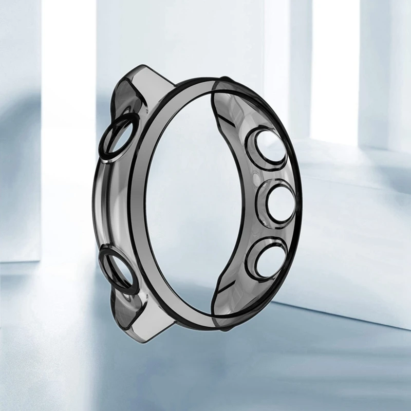 ТПУ чехол для часов мягкий держатель кожа Garmin Forerunner 245 защитный черная