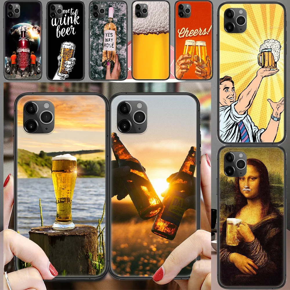 Чехол для телефона с изображением пива спирта водки чехол iphone 5 5s se 2 6 6s 7 8 12 mini plus X