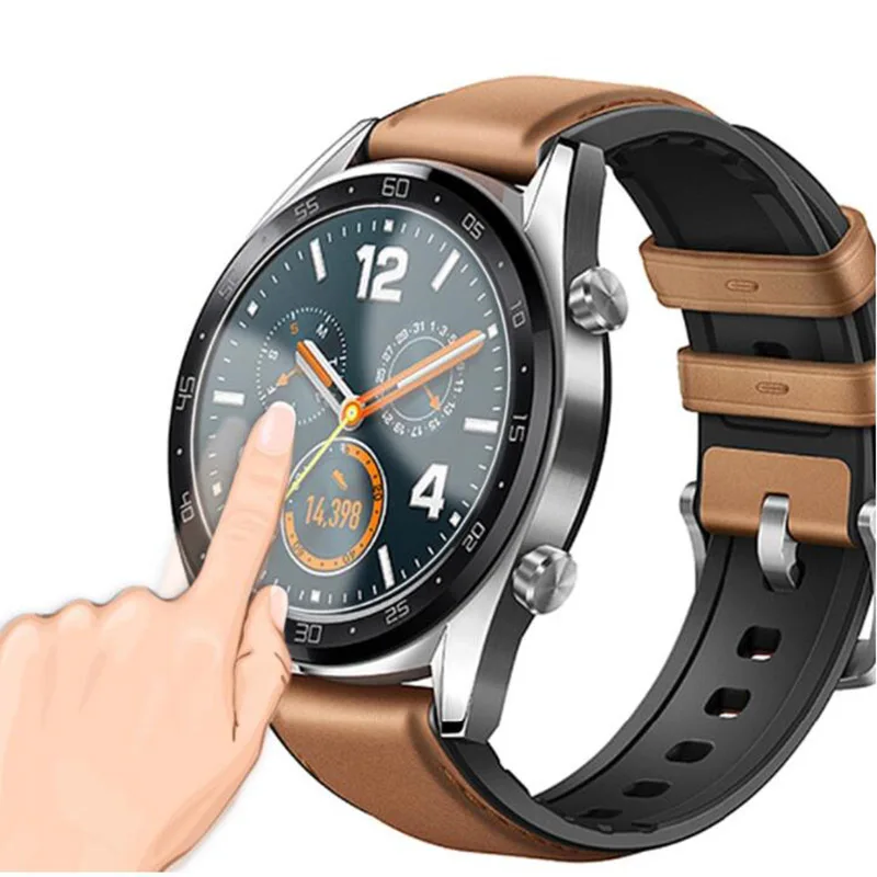 Мягкая прозрачная защитная пленка для смарт часов Huawei Watch GT 2 Active/Elegant GT2 42 мм 46