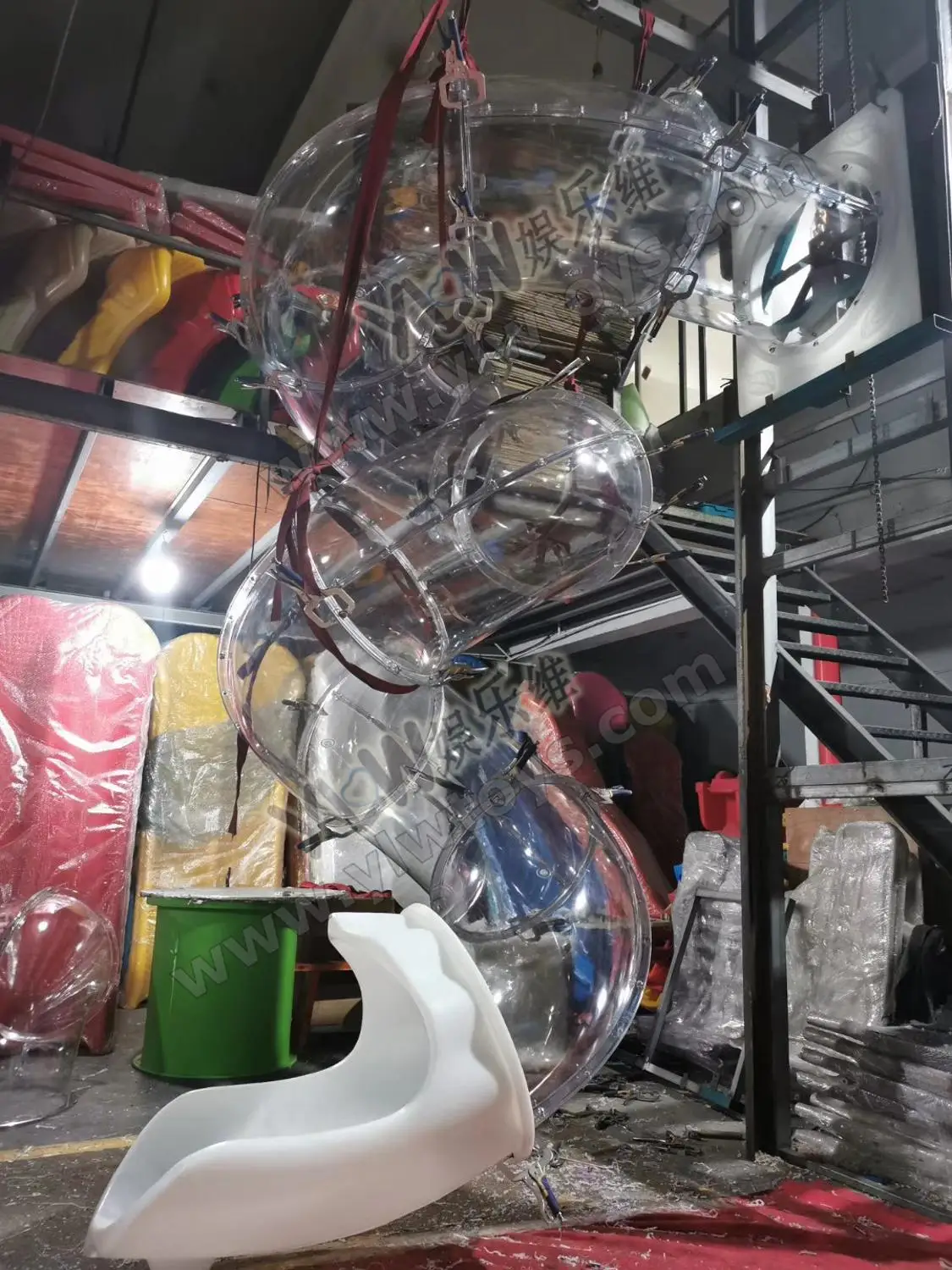 Прозрачная пластиковая горка для игровой площадки|Детская площадка| |