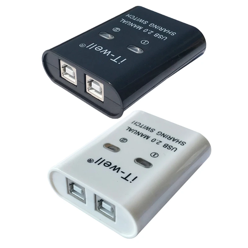 

Устройство для совместного использования USB-принтера 2-в-1 выключатель совместного использования принтера 2-портовый ручной KVM коммутационн...