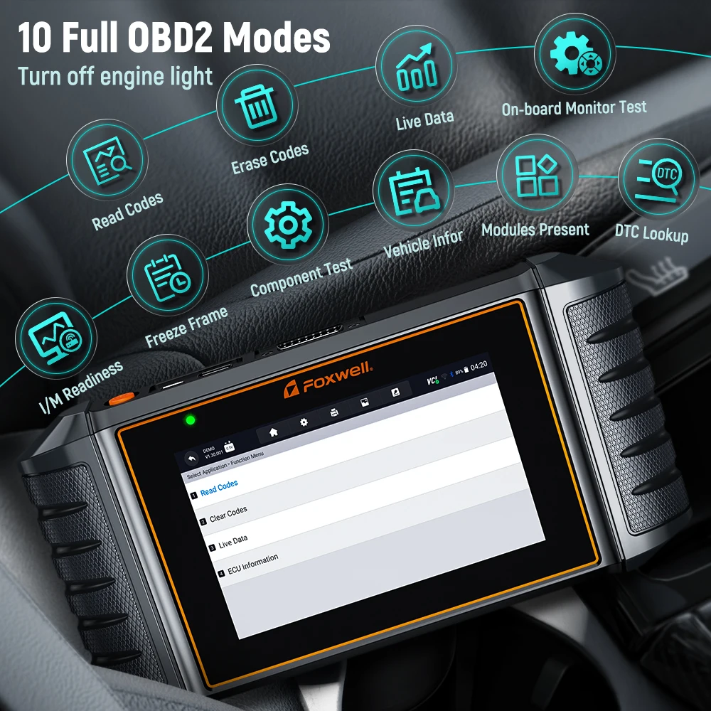 Диагностические инструменты Foxwell NT726 OBD2 OBD все системы сканирования масла EPB SAS DPF