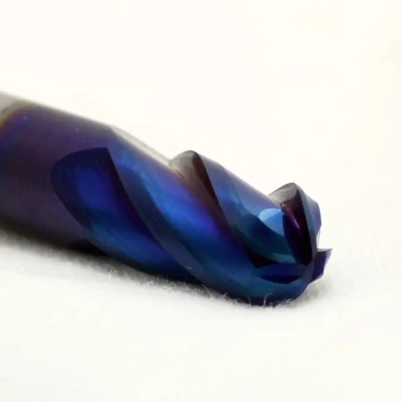 Шаровые фрезы из карбида вольфрама AHNO с 4 лезвиями обработка ЧПУ для нержавеющей