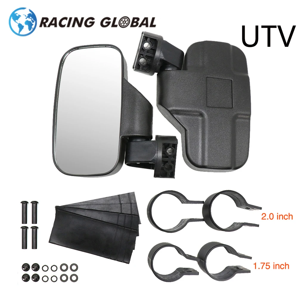 

ALCON-Racing Rearview Mirror 360° Adjustable 1.75'' 2'' Double Buckle Off-road Rearview Mirror For UTV Moto Polaris RZR