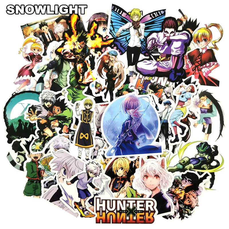 50 шт./компл. обувь для косплея; аниме Hunter X кошка мультфильм Стикеры s DIY наклейка для ноутбука скейтборд автомобиля мобильный телефон ПК Скрапбукинг Стикеры