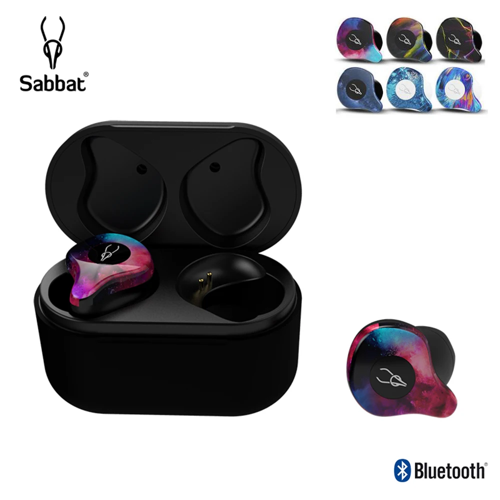 Sabbat TWS Bluetooth 5 0 наушники IPX5 водонепроницаемые Handfree гарнитуры шумоподавление