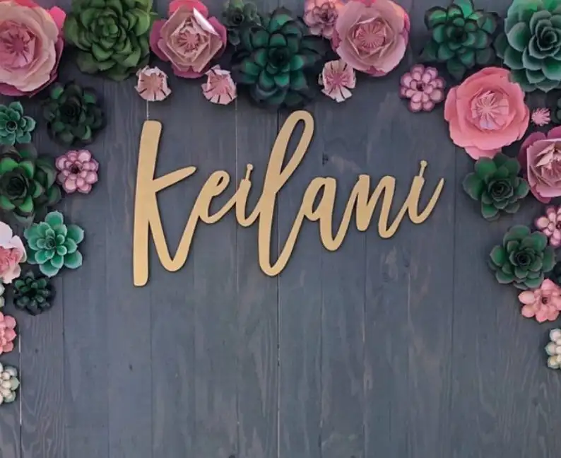 

Custom Name Sign Wedding Backdrop Baby Shower Gift Wooden Sign Backdrop Name Wood Sign Personalized Backdrop Name Sign