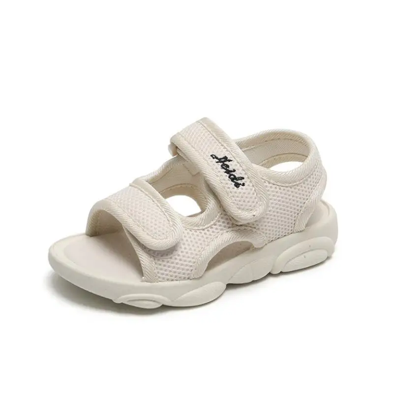 

Kids Shoes 2021 Summer Baby Girls Boys Brand Beach Sandals Toddler Fashion Casual Soft Flat Children Canvas Shoes Black White