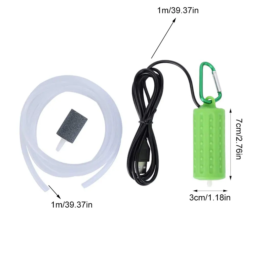 

Aquarium Air Pump Portable Mini USB Fish Tank Oxygen Pump Mute Energy Saving Supplies Accessories For Aquarium Pond Grass