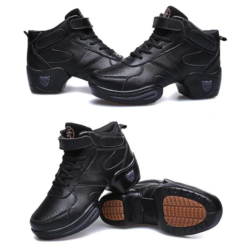 Популярные удобные женские модные кожаные современные танцевальные туфли с